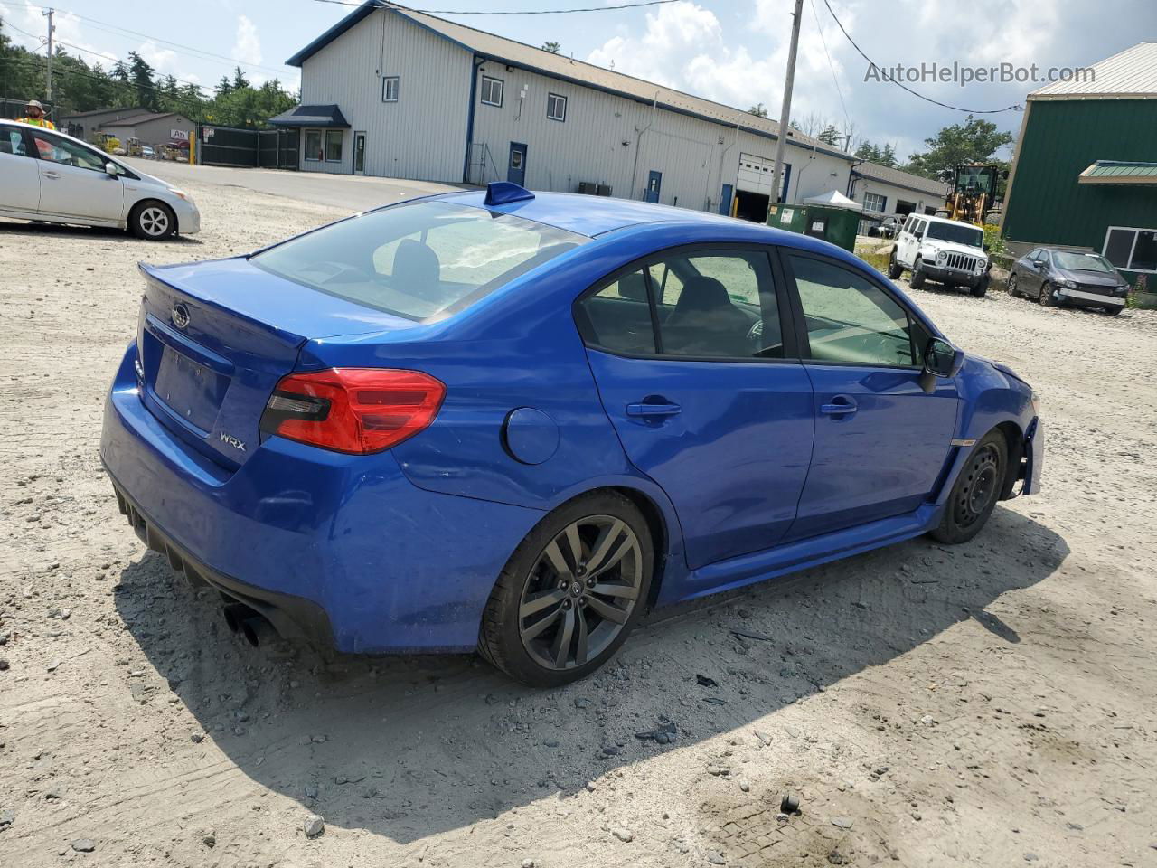 2017 Subaru Wrx Premium Синий vin: JF1VA1E66H9826273