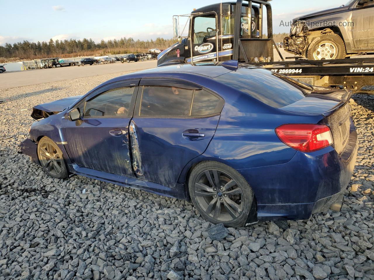 2017 Subaru Wrx Premium Blue vin: JF1VA1E67H9807067