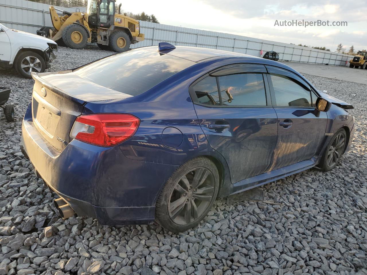 2017 Subaru Wrx Premium Синий vin: JF1VA1E67H9807067