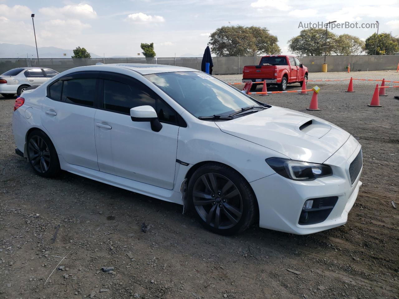 2017 Subaru Wrx Premium White vin: JF1VA1E67H9812544