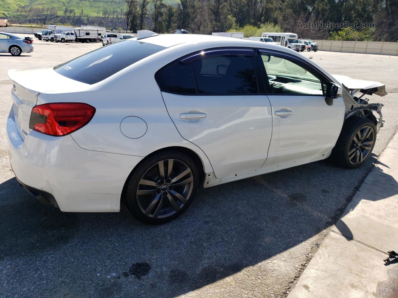 2017 Subaru Wrx Premium White vin: JF1VA1E68H8816818