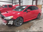 2017 Subaru Wrx Premium Red vin: JF1VA1E68H8835367