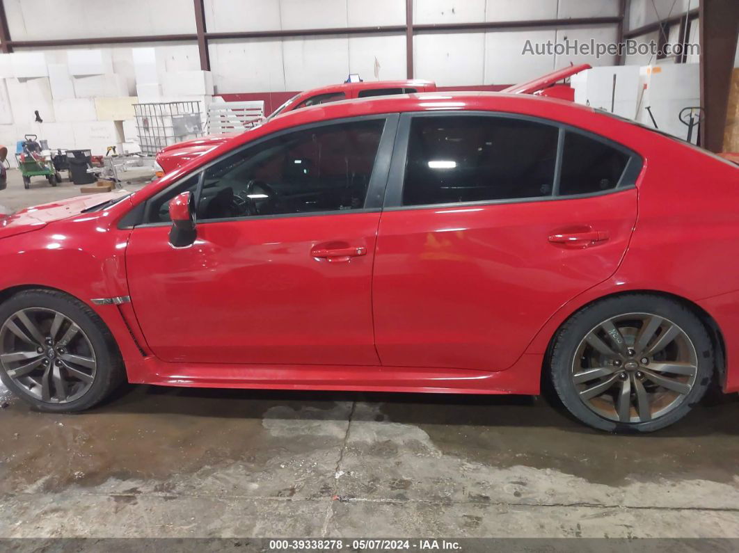 2017 Subaru Wrx Premium Red vin: JF1VA1E68H8835367