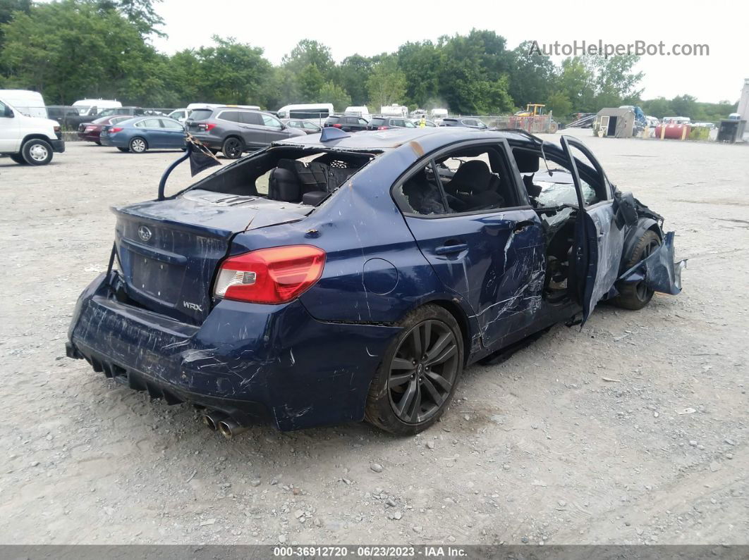 2017 Subaru Wrx Premium Blue vin: JF1VA1E68H9821379