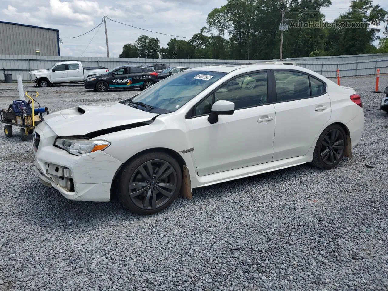 2017 Subaru Wrx Premium White vin: JF1VA1E68H9822676