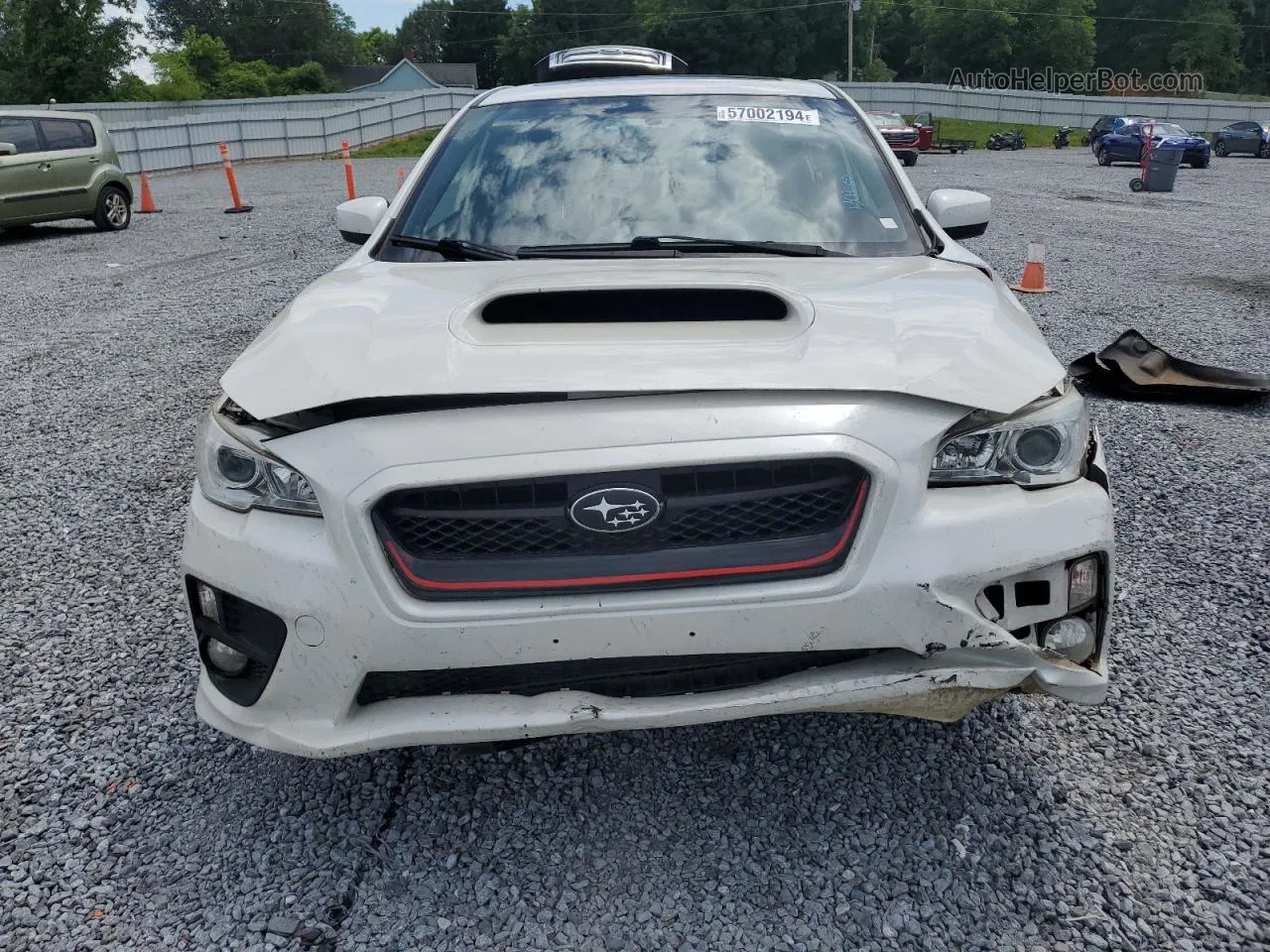 2017 Subaru Wrx Premium White vin: JF1VA1E68H9822676