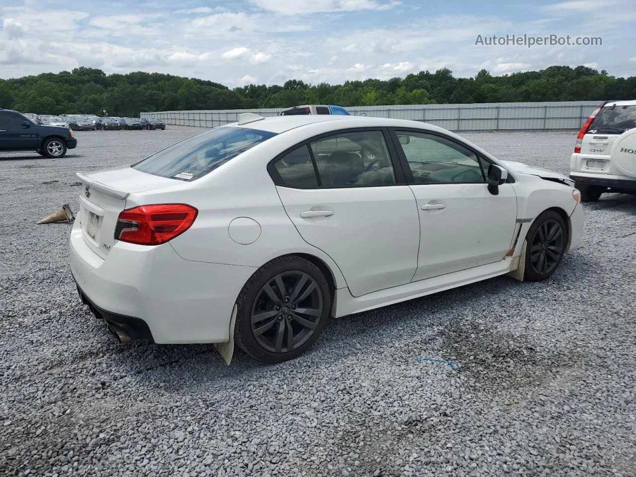 2017 Subaru Wrx Premium White vin: JF1VA1E68H9822676