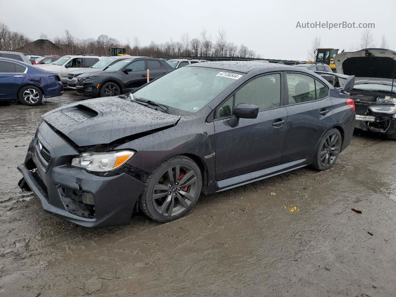 2017 Subaru Wrx Premium Blue vin: JF1VA1E68H9836187