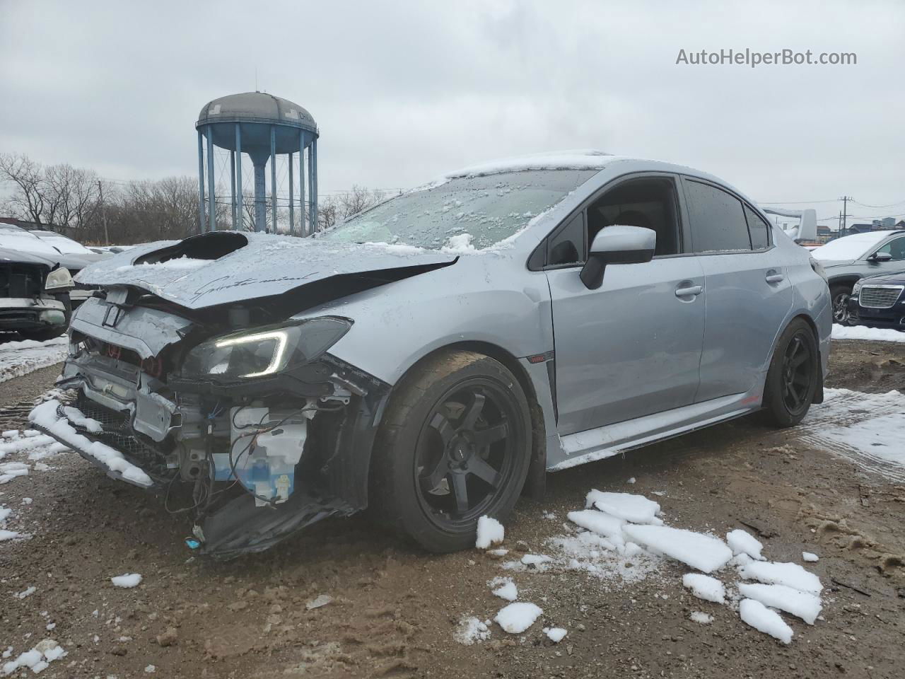 2017 Subaru Wrx Premium Silver vin: JF1VA1E69H9807765