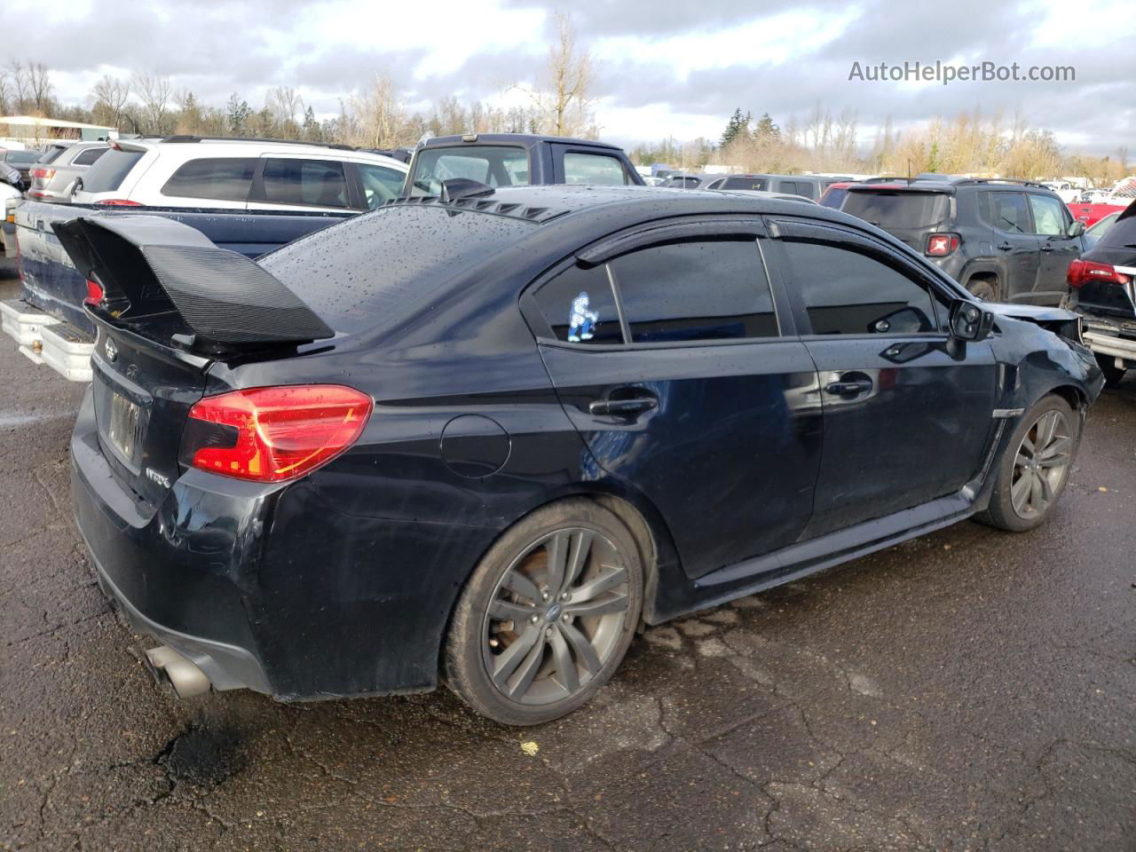 2017 Subaru Wrx Premium Black vin: JF1VA1E6XH9810156