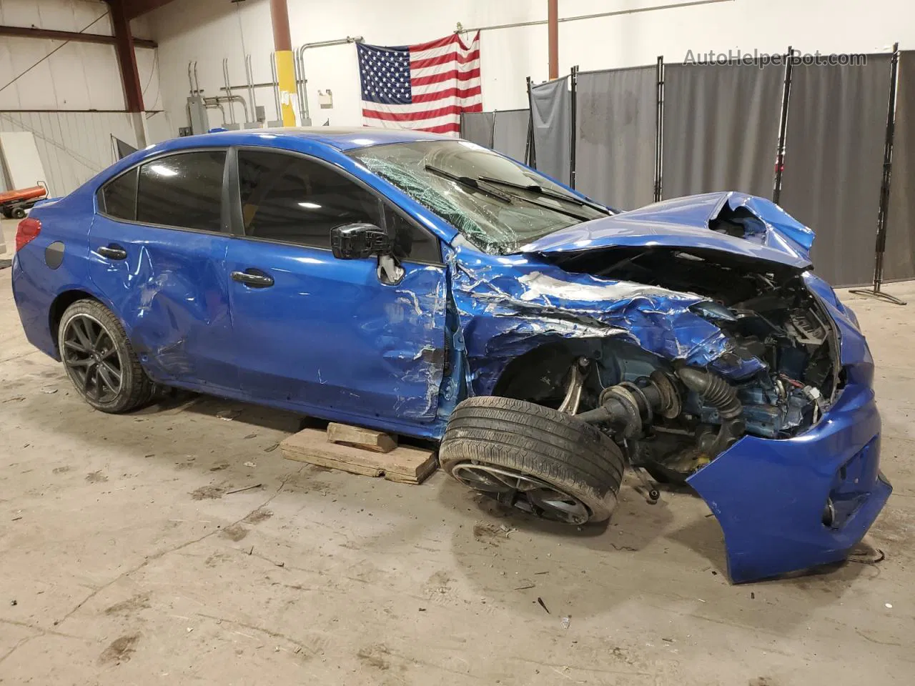 2018 Subaru Wrx Limited Blue vin: JF1VA1F61J8838373