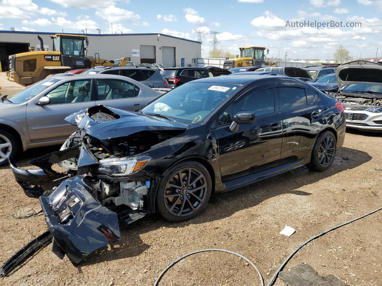 2018 Subaru Wrx Limited Black vin: JF1VA1F61J9820868