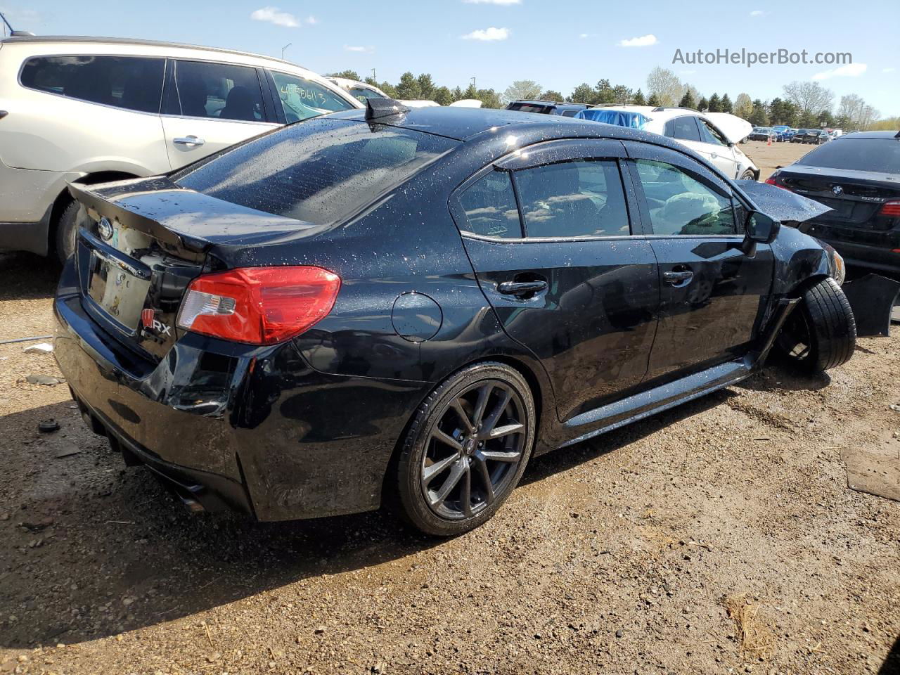 2018 Subaru Wrx Limited Черный vin: JF1VA1F61J9820868