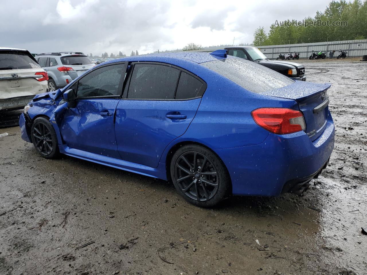 2018 Subaru Wrx Limited Blue vin: JF1VA1F61J9825455