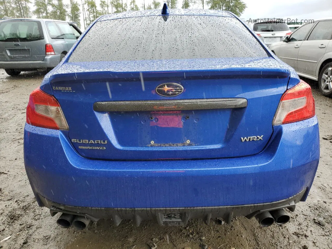 2018 Subaru Wrx Limited Blue vin: JF1VA1F61J9825455