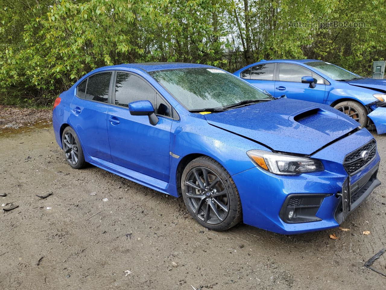 2018 Subaru Wrx Limited Blue vin: JF1VA1F61J9825455