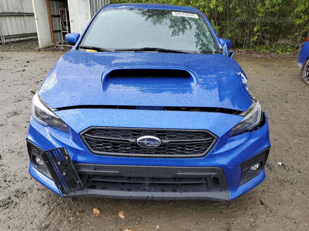 2018 Subaru Wrx Limited Blue vin: JF1VA1F61J9825455