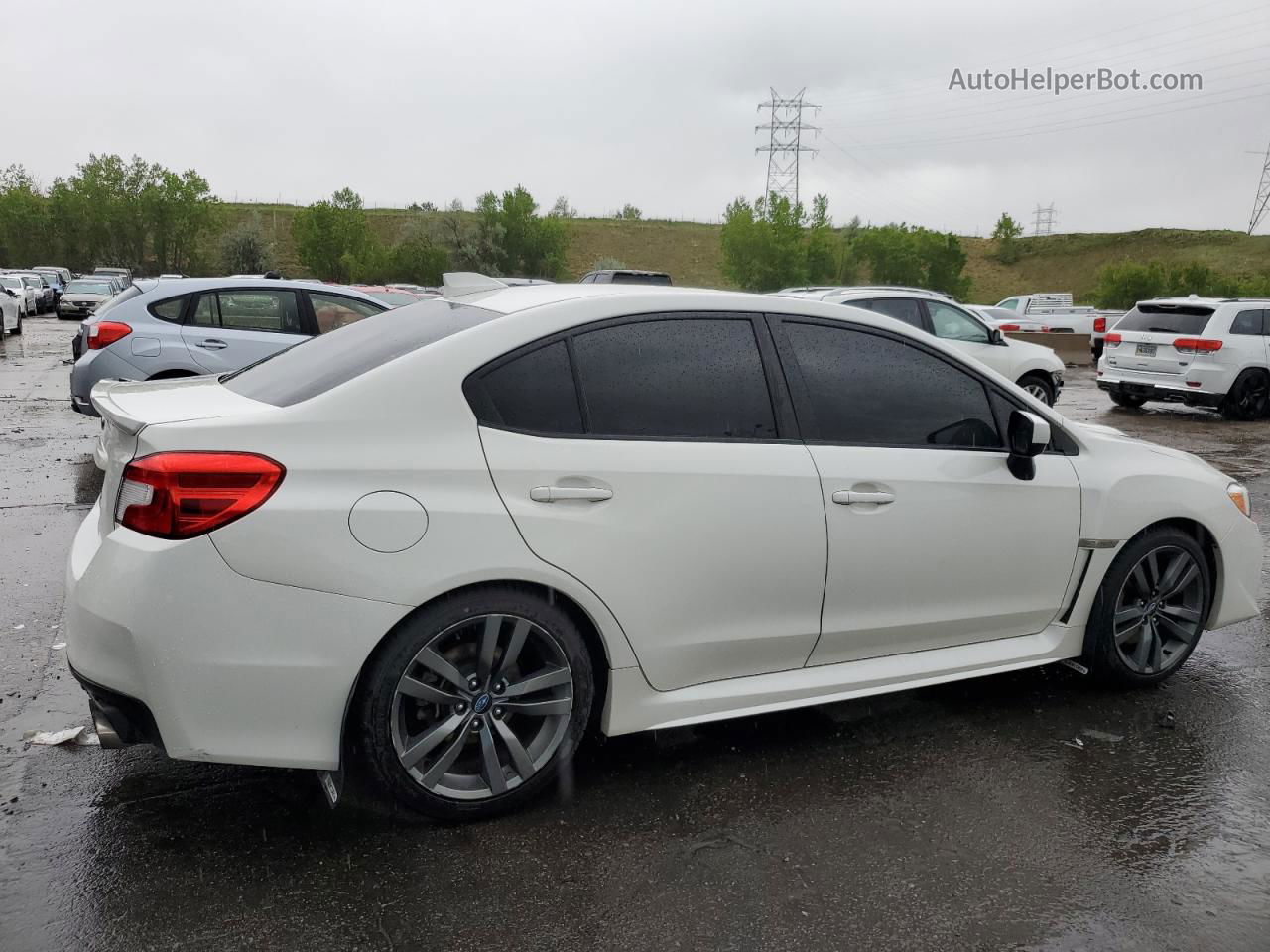 2017 Subaru Wrx Premium White vin: JF1VA1F62H9813552