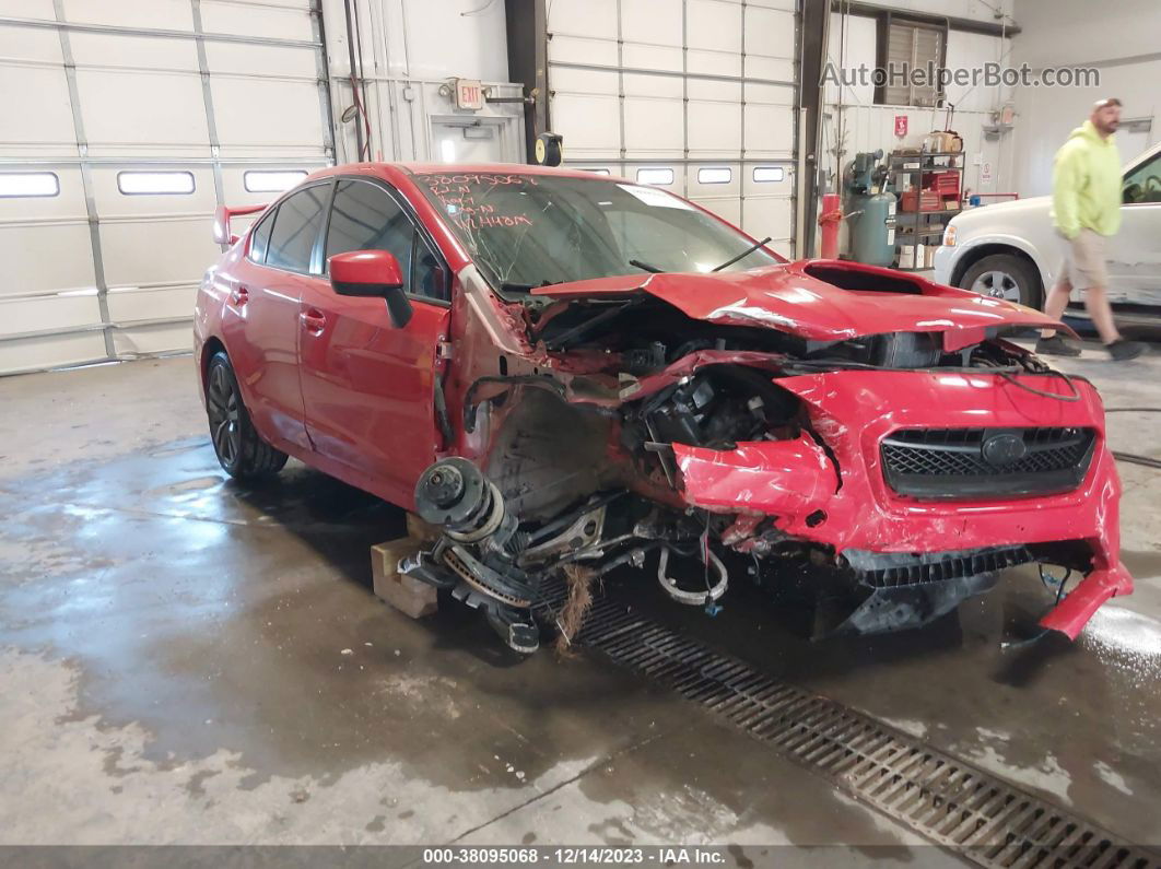 2017 Subaru Wrx Premium Red vin: JF1VA1F62H9837897