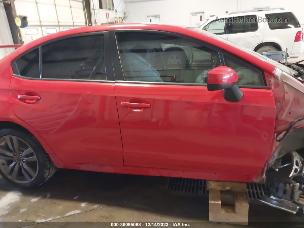 2017 Subaru Wrx Premium Red vin: JF1VA1F62H9837897