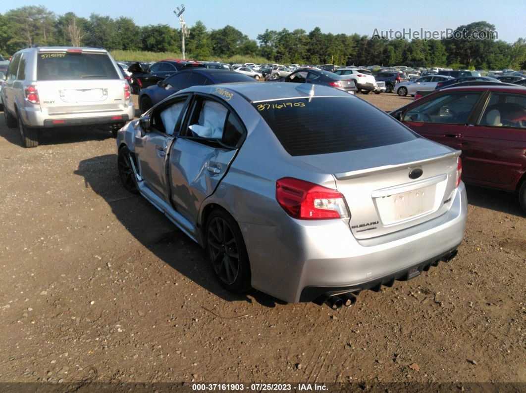 2018 Subaru Wrx Limited Silver vin: JF1VA1F62J8802319