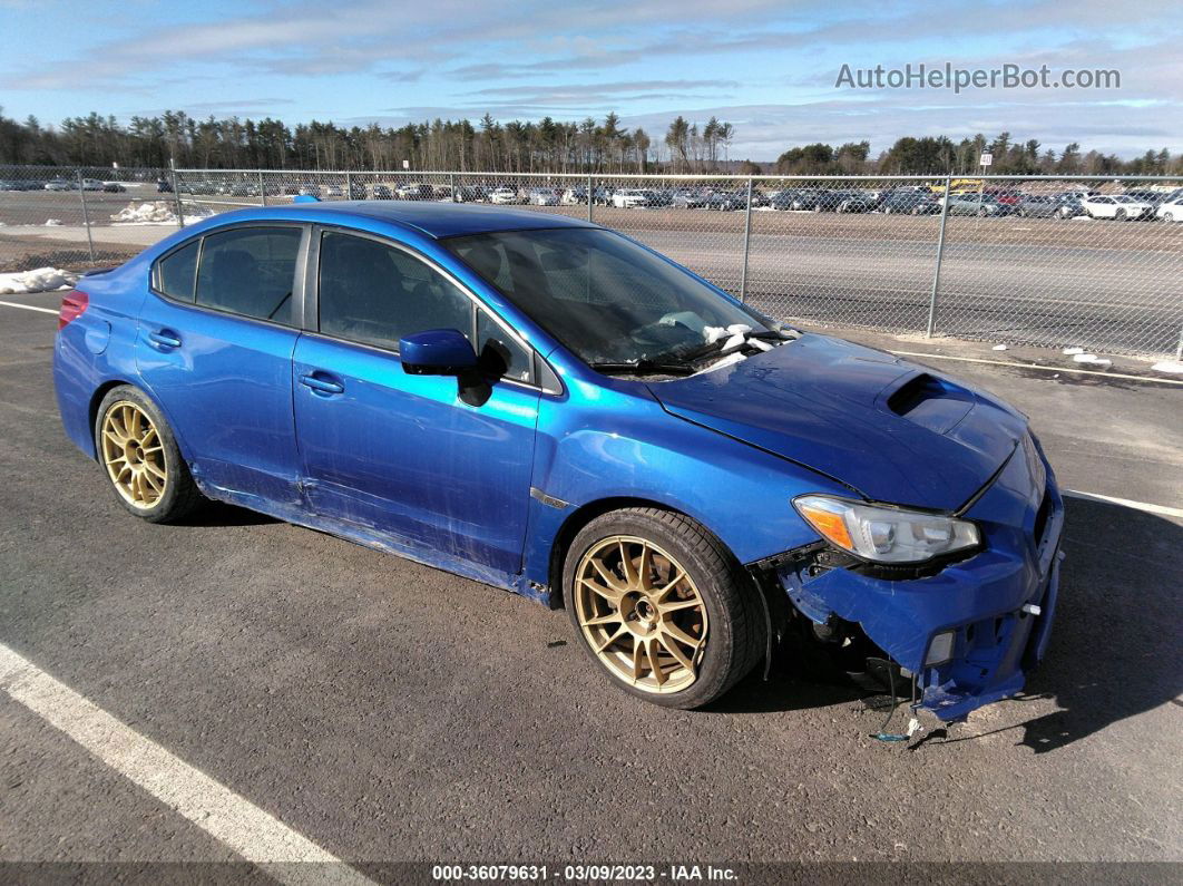 2017 Subaru Wrx Premium Blue vin: JF1VA1F63H9813947