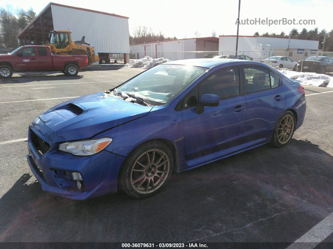 2017 Subaru Wrx Premium Blue vin: JF1VA1F63H9813947