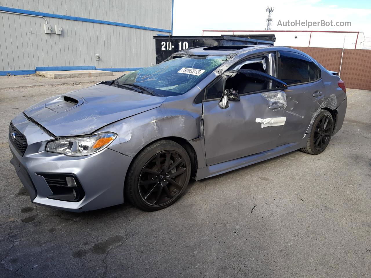 2021 Subaru Wrx Premium Серебряный vin: JF1VA1F63M8821854