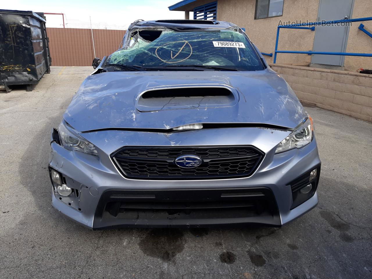 2021 Subaru Wrx Premium Silver vin: JF1VA1F63M8821854