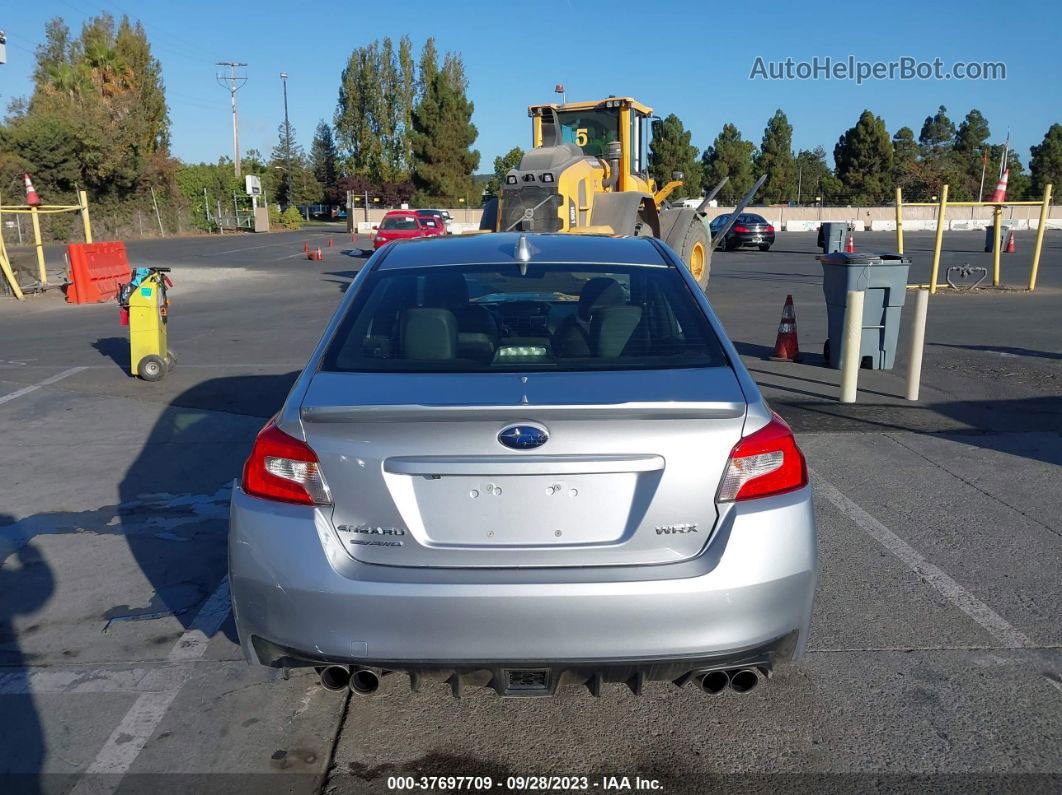 2018 Subaru Wrx Limited Silver vin: JF1VA1F65J9833543