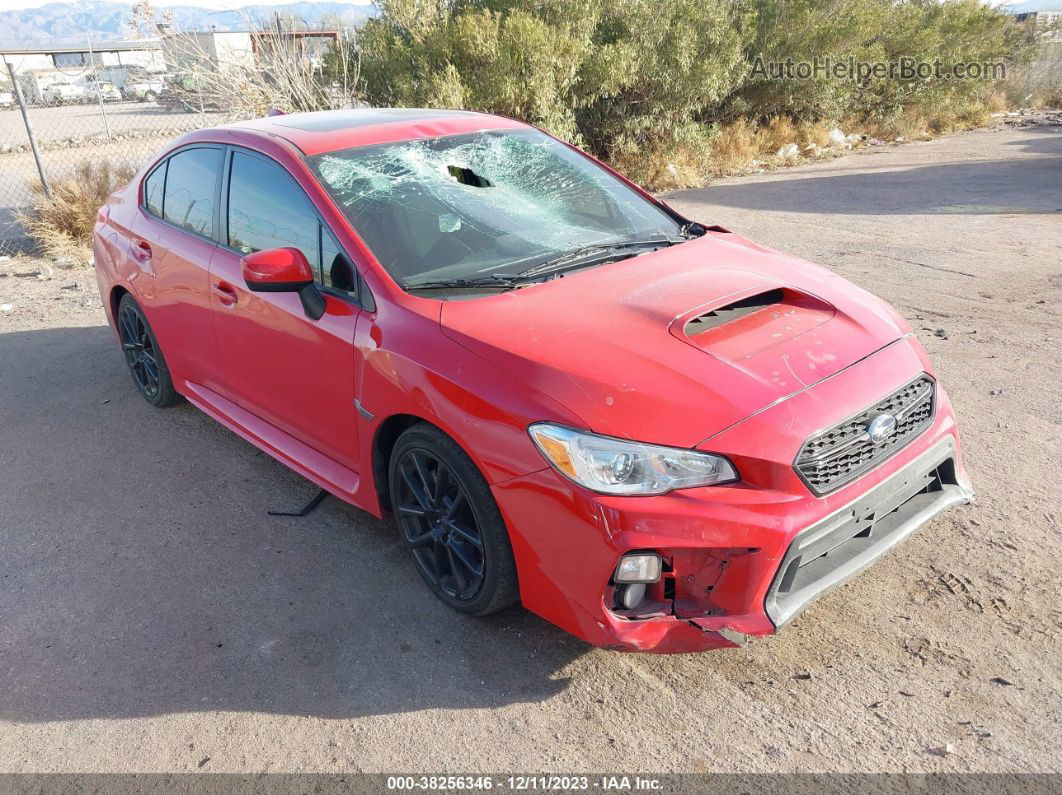 2020 Subaru Wrx Premium Red vin: JF1VA1F65L8808733