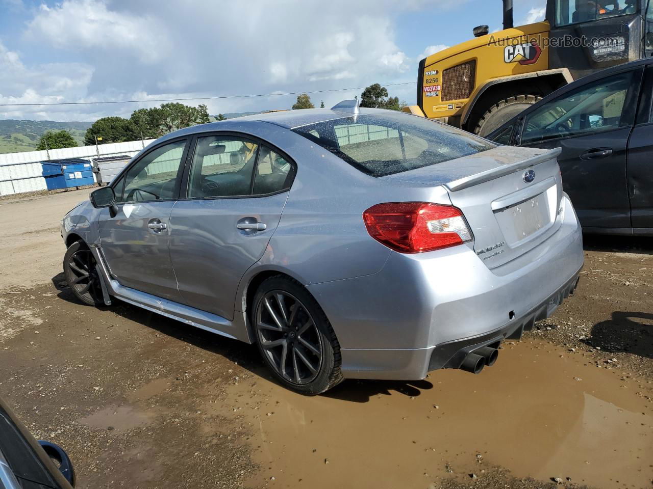 2018 Subaru Wrx Limited Silver vin: JF1VA1F66J8836165