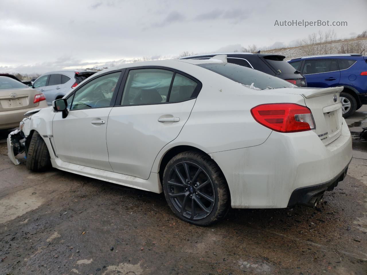 2018 Subaru Wrx Limited Белый vin: JF1VA1F66J9815603