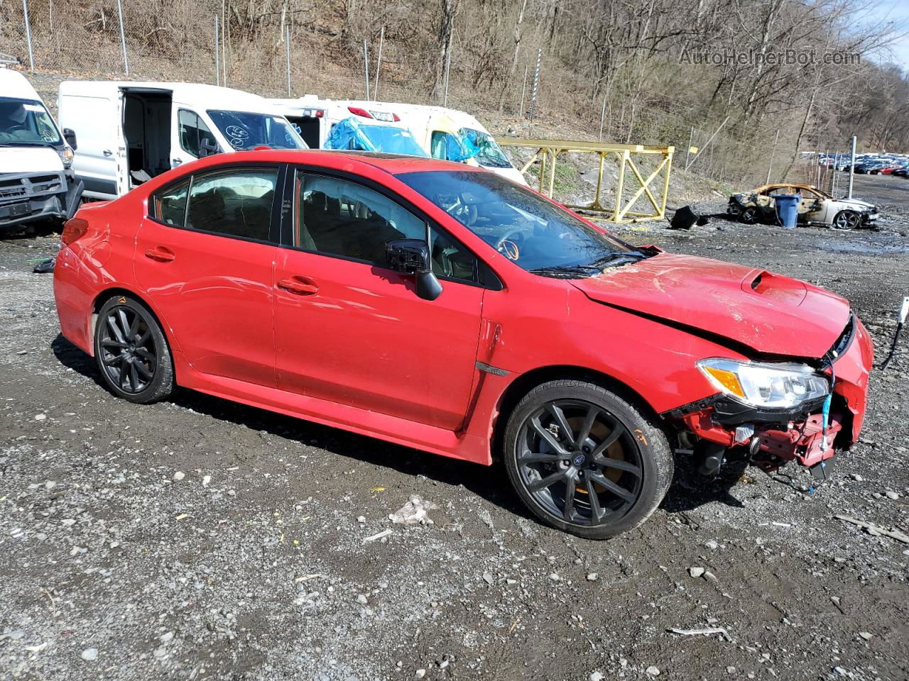 2021 Subaru Wrx Premium Red vin: JF1VA1F66M8814137