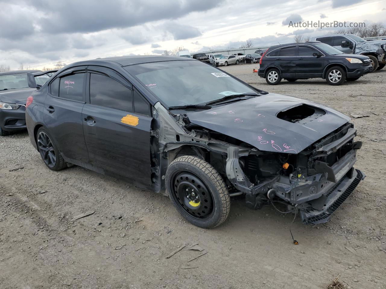 2018 Subaru Wrx Limited Black vin: JF1VA1F68J9827123