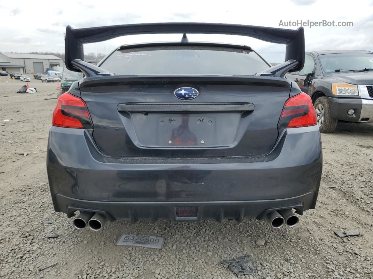 2018 Subaru Wrx Limited Черный vin: JF1VA1F68J9827123