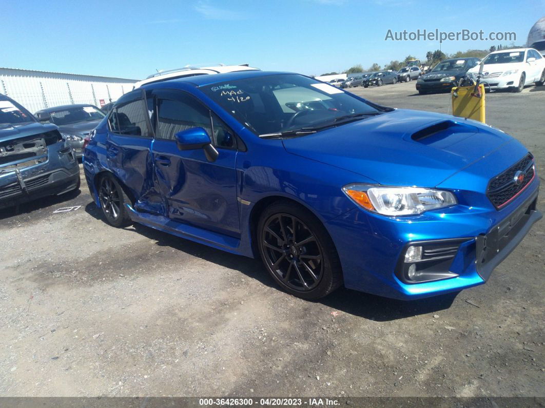 2021 Subaru Wrx Premium Blue vin: JF1VA1F68M8806556