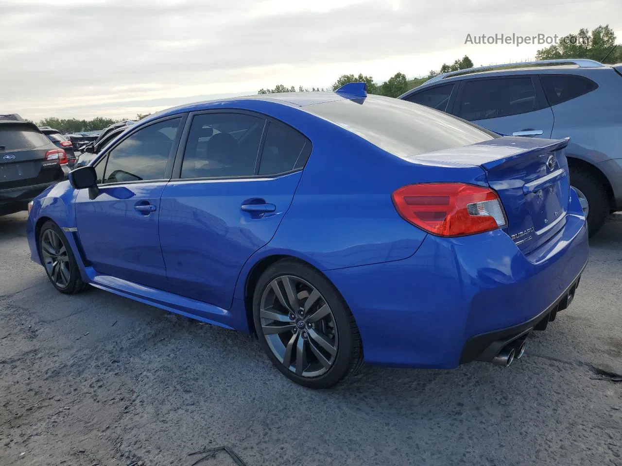 2017 Subaru Wrx Premium Blue vin: JF1VA1F69H9839484