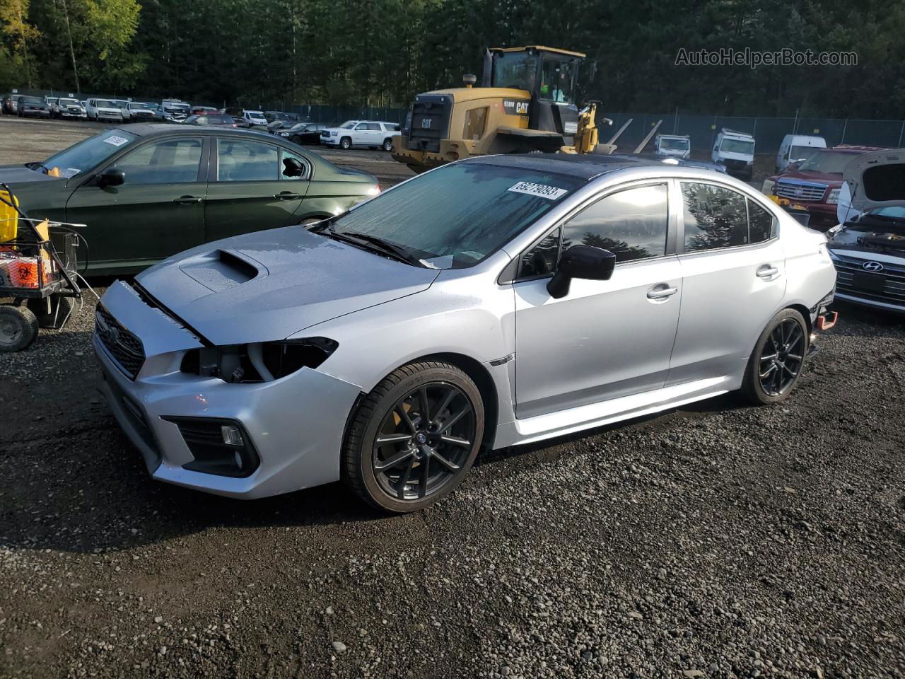 2020 Subaru Wrx Premium Silver vin: JF1VA1F6XL8803088