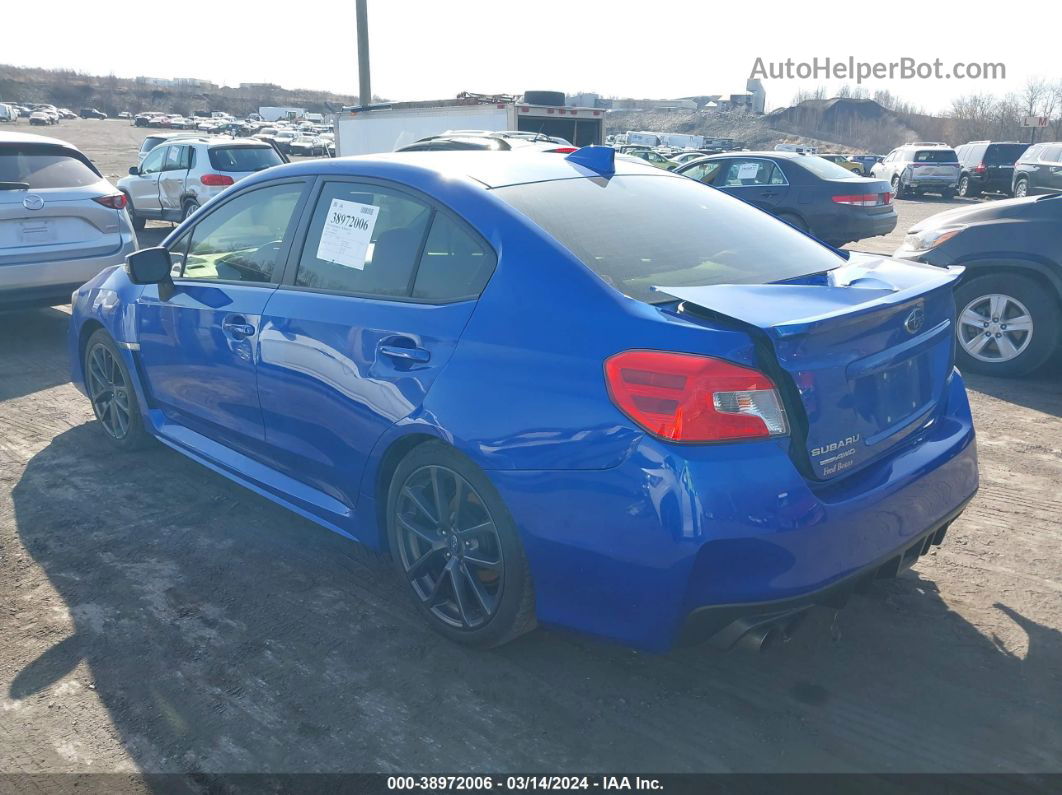 2018 Subaru Wrx Limited Синий vin: JF1VA1H60J9805159