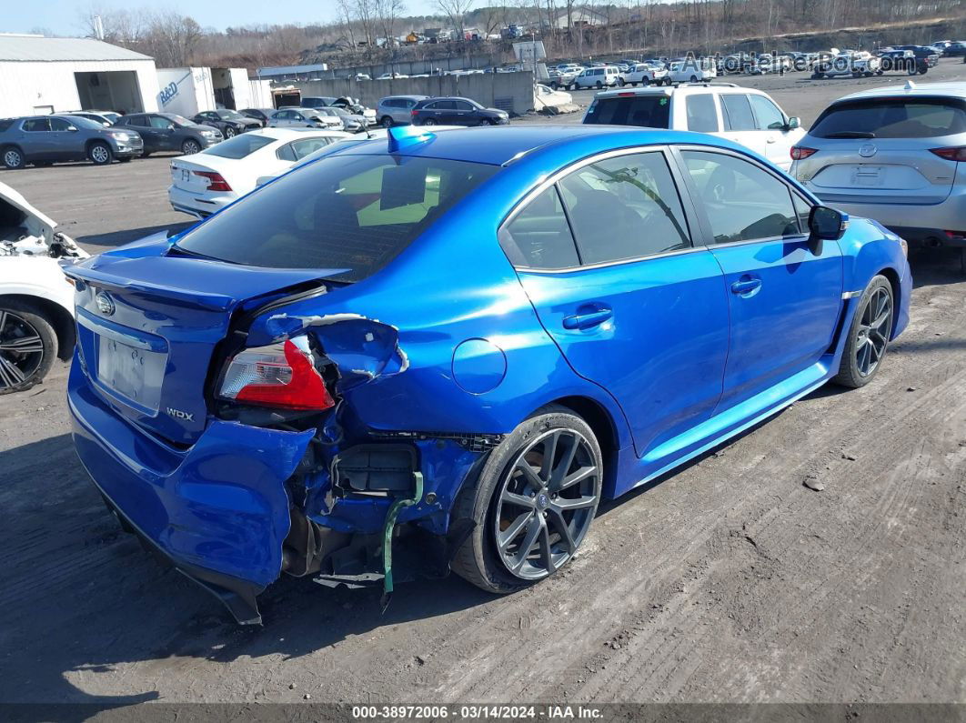 2018 Subaru Wrx Limited Blue vin: JF1VA1H60J9805159