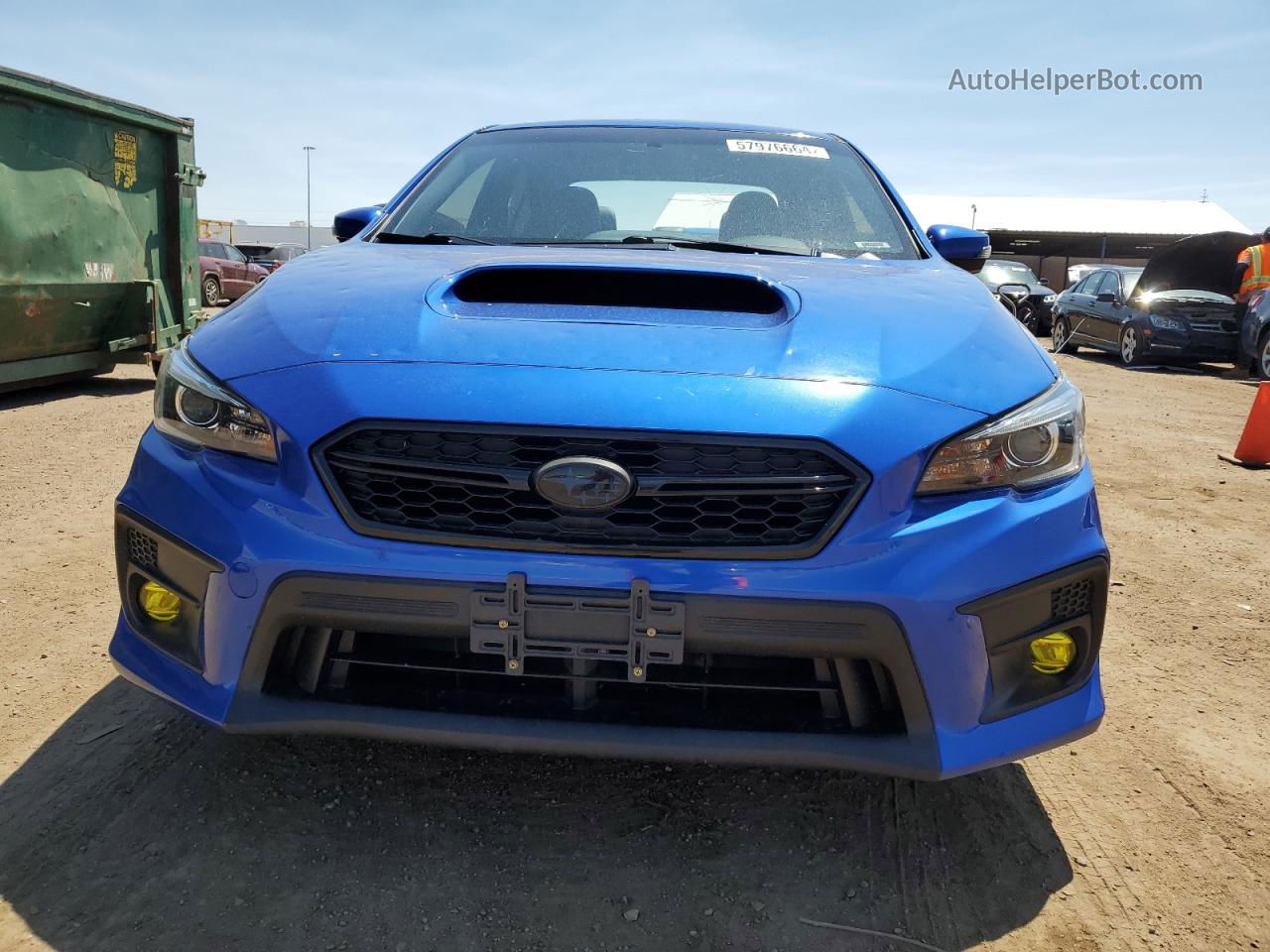 2018 Subaru Wrx Limited Blue vin: JF1VA1H60J9838971