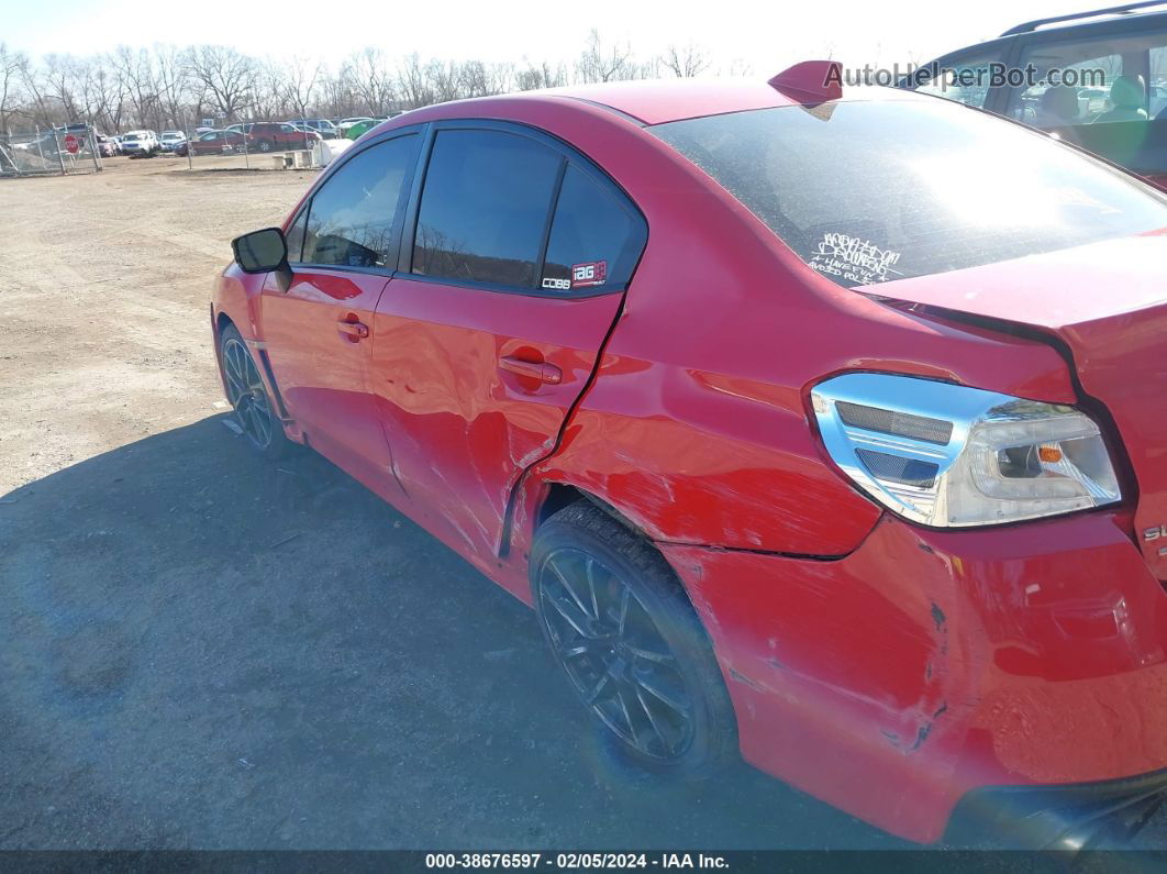 2021 Subaru Wrx Limited Red vin: JF1VA1H60M9810575