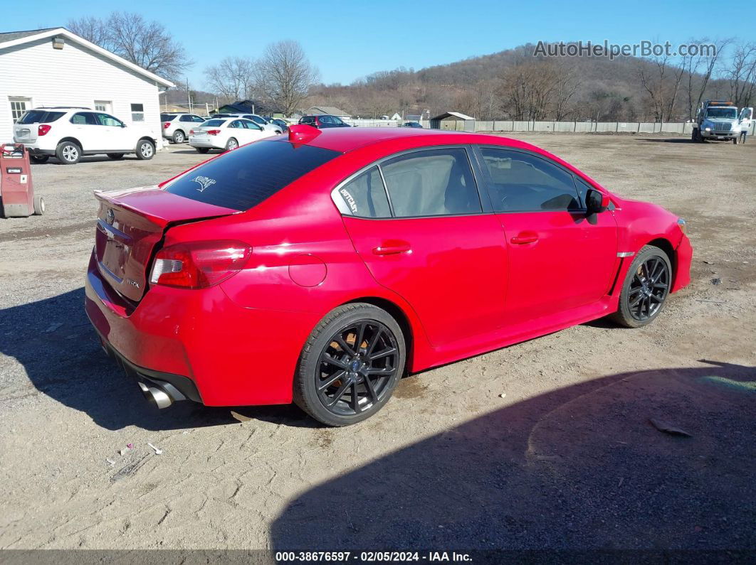 2021 Subaru Wrx Limited Red vin: JF1VA1H60M9810575