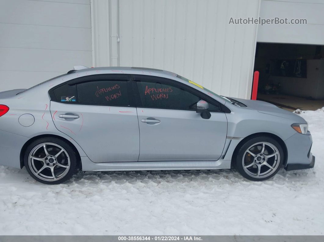 2018 Subaru Wrx Limited Silver vin: JF1VA1H64J9826869