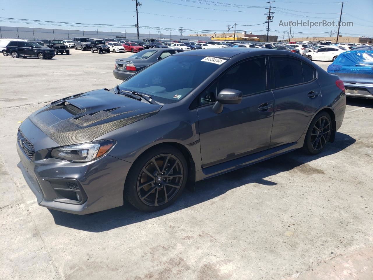 2020 Subaru Wrx Limited Серый vin: JF1VA1H64L9803367