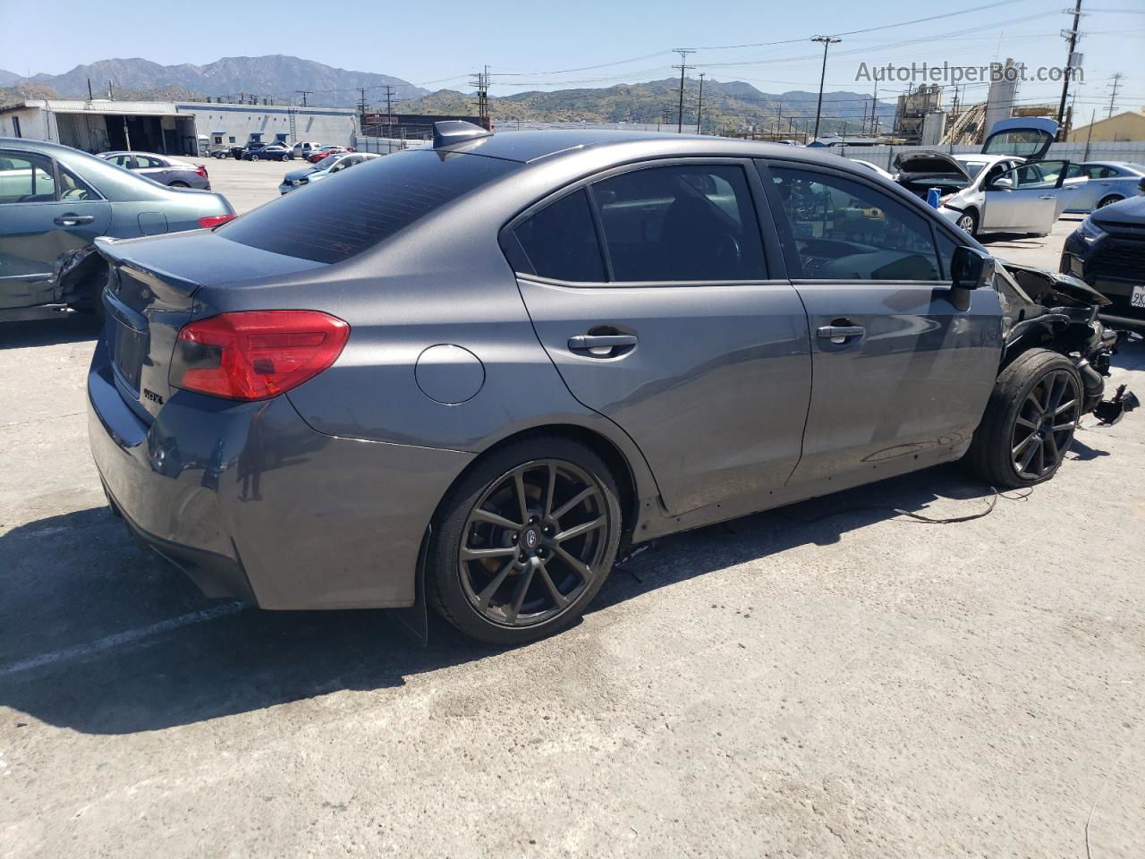 2020 Subaru Wrx Limited Gray vin: JF1VA1H64L9803367