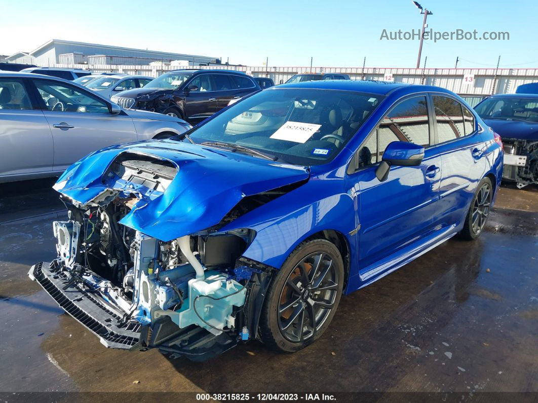 2018 Subaru Wrx Limited Blue vin: JF1VA1H66J9836481