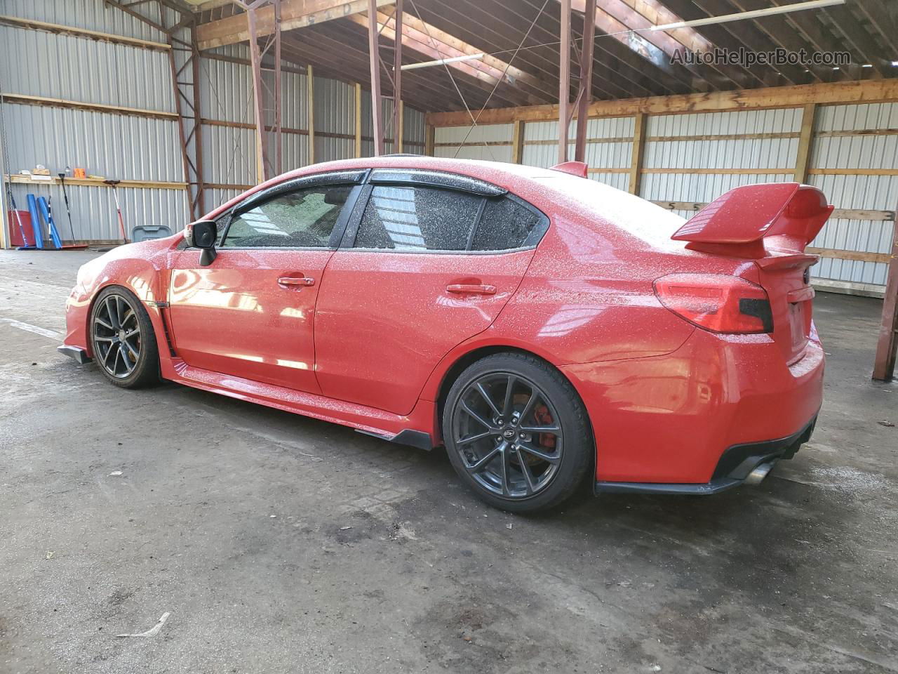 2018 Subaru Wrx Limited Red vin: JF1VA1H67J9830463