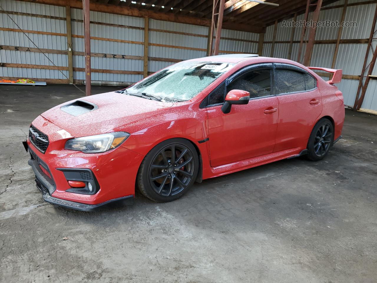 2018 Subaru Wrx Limited Red vin: JF1VA1H67J9830463